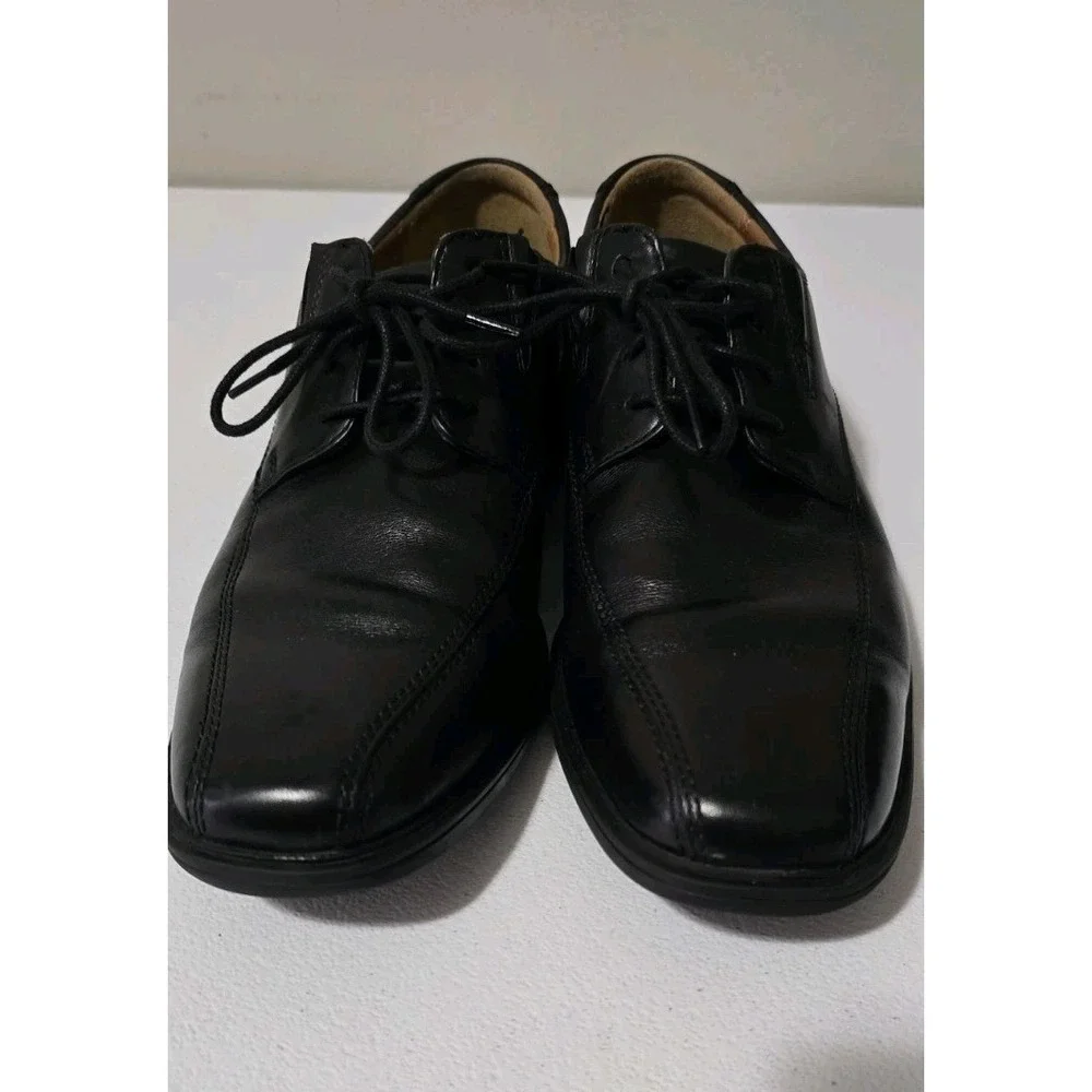 Clark's Tilden Black Leather Dress Shoes Men's‎ Size 8.5 Career